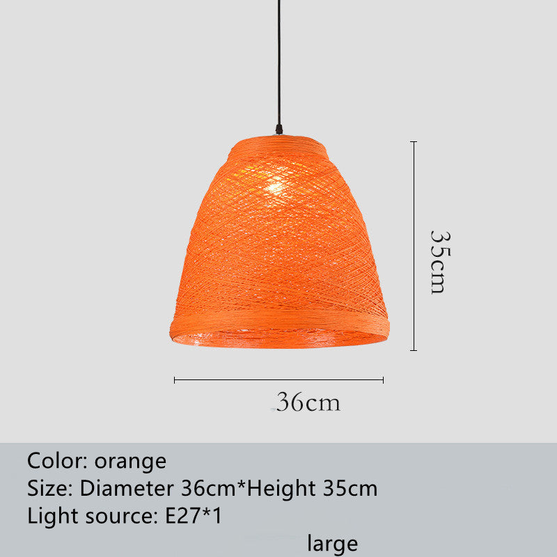 Lyra Solane Rattan Pendant Light