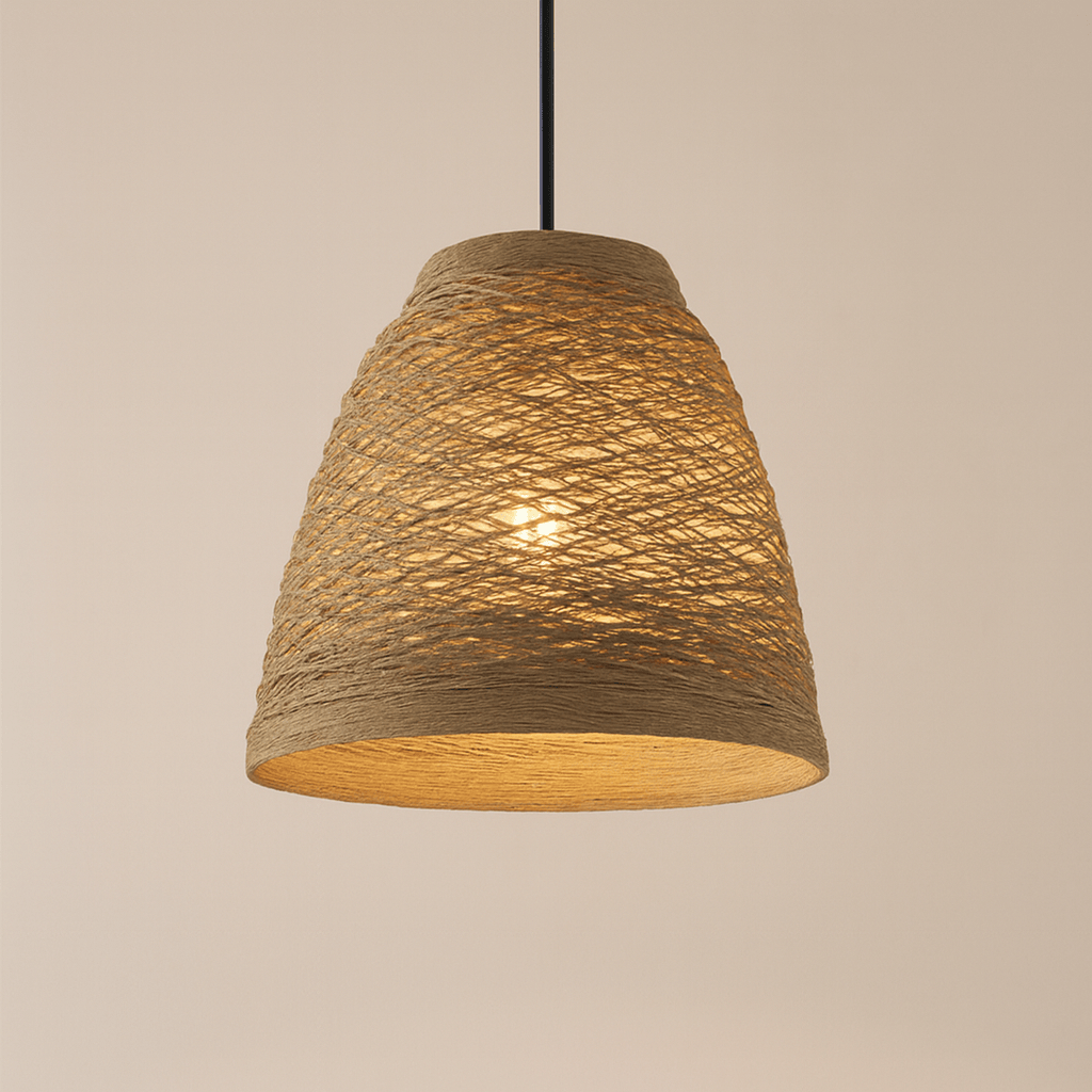 Garden Lights Hemp 36CM Lyra Solane Rattan Pendant Light