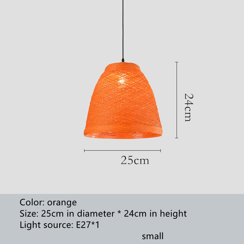 Lyra Solane Rattan Pendant Light