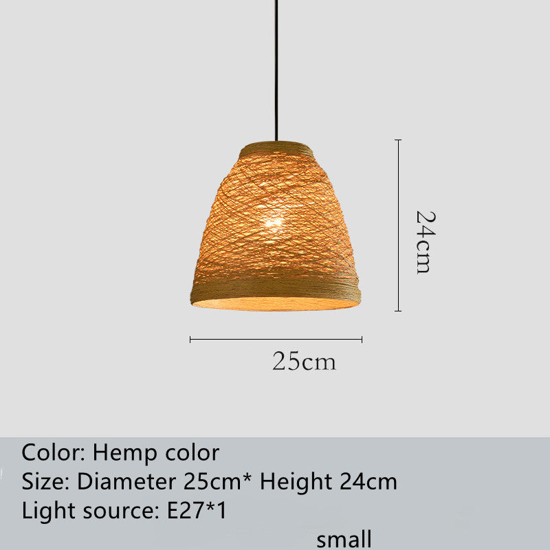 Lyra Solane Rattan Pendant Light