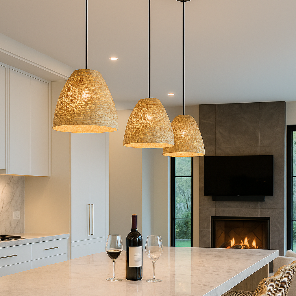 Lyra Solane Rattan Pendant Light