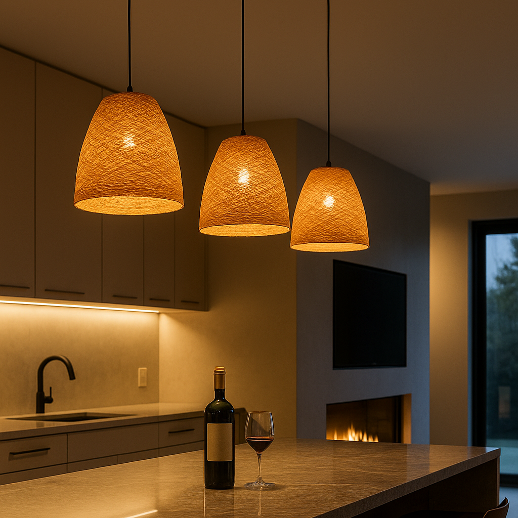 Lyra Solane Rattan Pendant Light