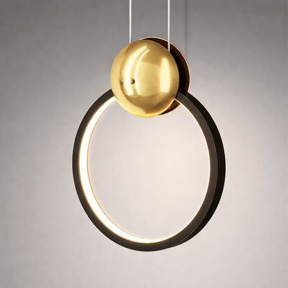 Ceiling Lights Black / Trichromatic light Lyra Aero Halo Pendant