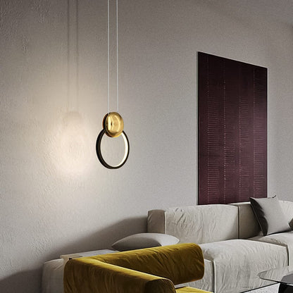 Ceiling Lights Black / Trichromatic light Lyra Aero Halo Pendant