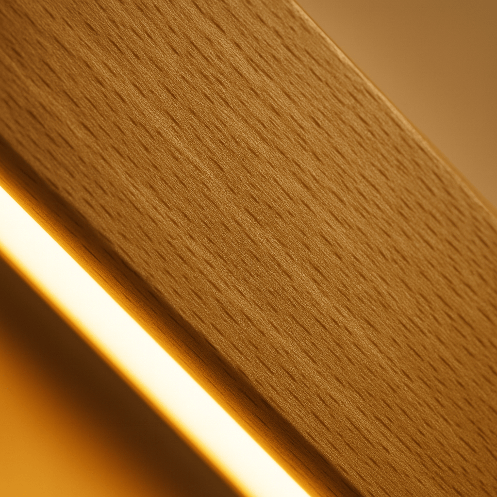 Garden Lights Lyra Beam Adjustable Wooden Wall Light