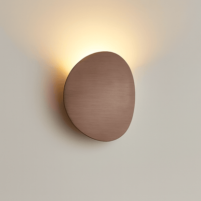 Garden Lights Brushed Coffee Lyra Arcus Round Wall Light
