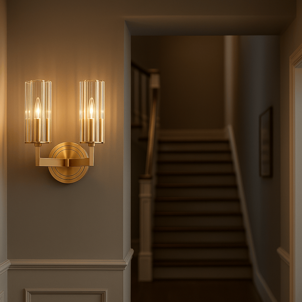 Garden Lights Double Head Lyra Altura Wall Light