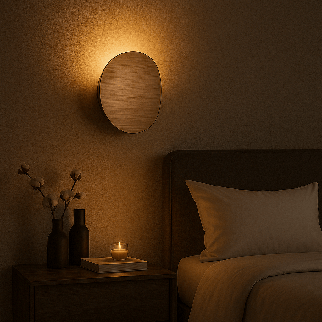 Garden Lights Lyra Arcus Round Wall Light